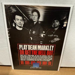 SUM 41 - Dean Markley - 2003 Vintage Print Advertisement